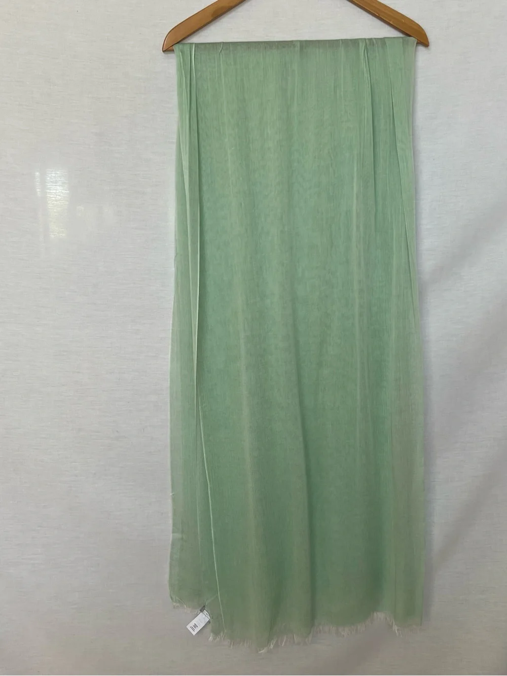 Nordstrom Mint Green Silk Blend Lightweight Scarf Wrap